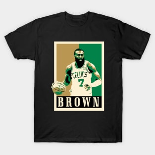 Jaylen Brown Pop Art Style T-Shirt